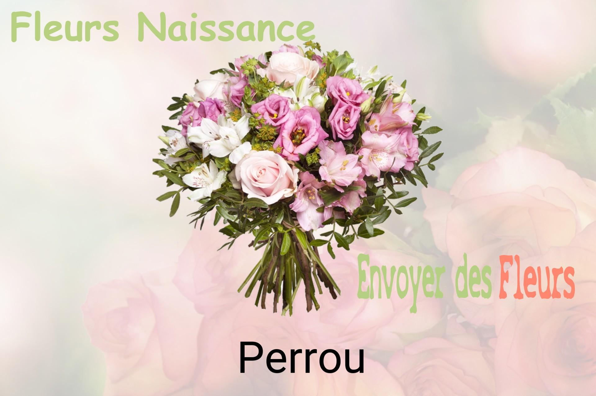 Bouquet de fleurs de naissance livré à Perrou